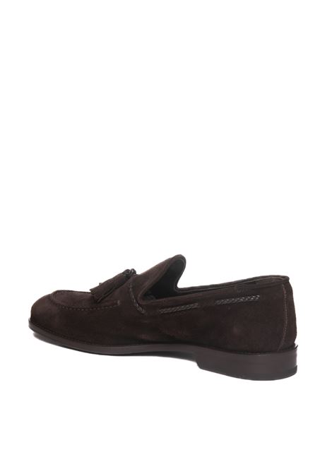 dark brown suede loafer JEROLD WILTON | 1161LIGHT-MOKA